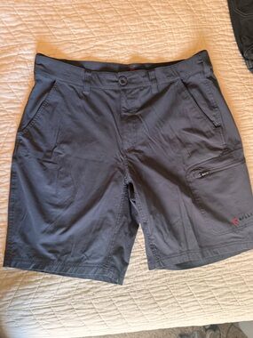 Killik Men's Charcoal Shorts with Zippered Thigh Pocket
